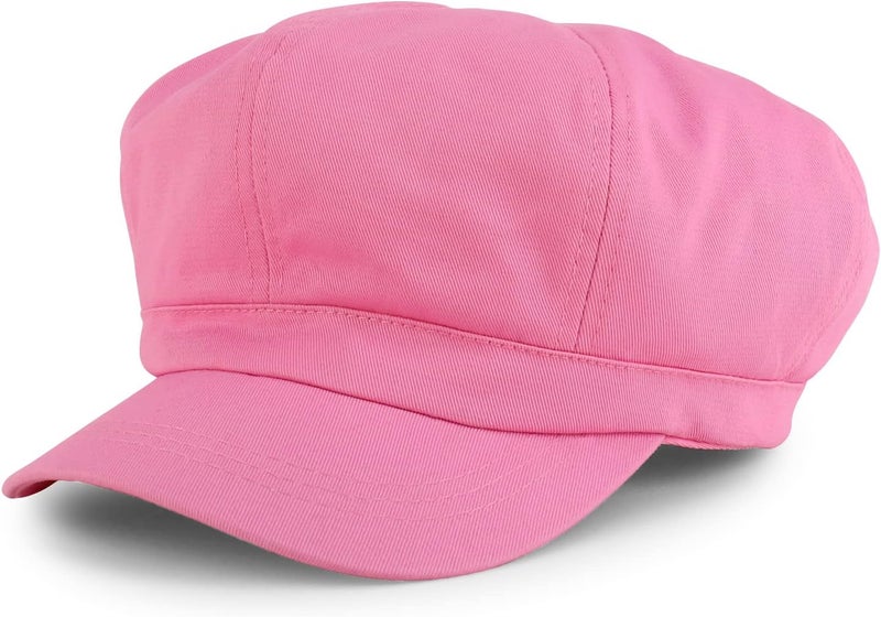 Armycrew 2XL Oversize Lightweight 100% Cotton Newsboy Cap with Elastic Back - Image 1